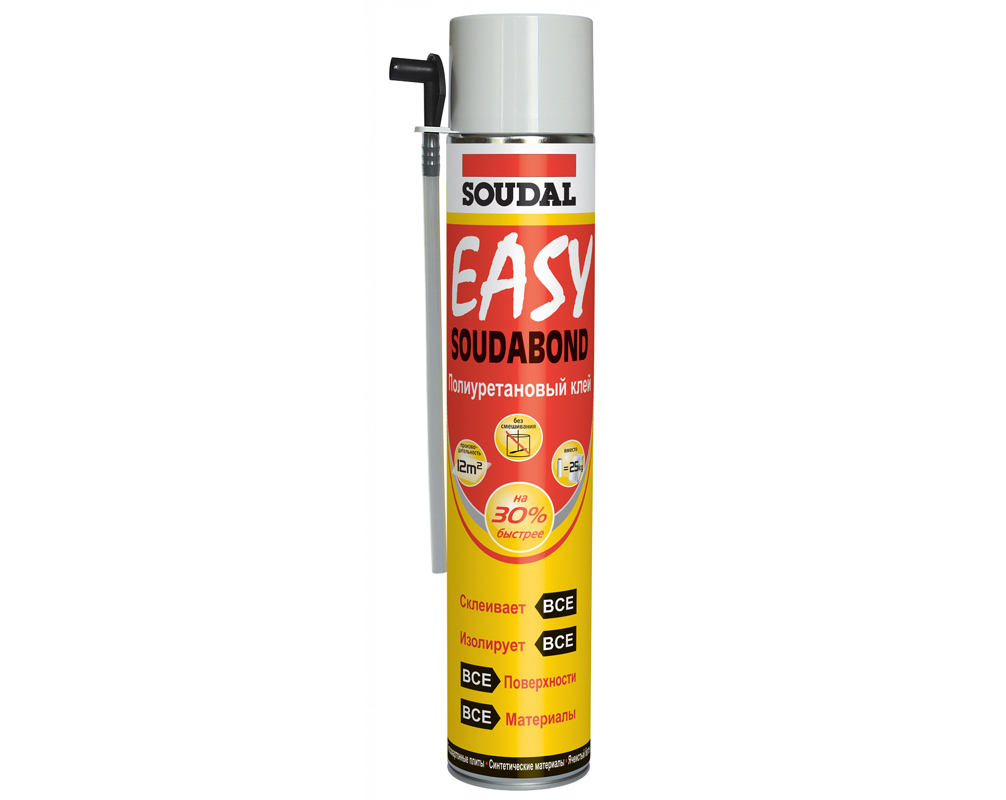 Клей-пена Soudal Soudabond Easy 750 мл ручной