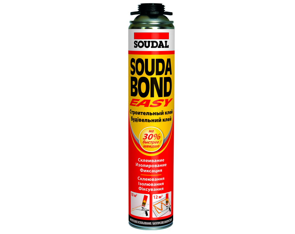 Клей-пена Soudal Soudabond Easy 750 мл пистолетный