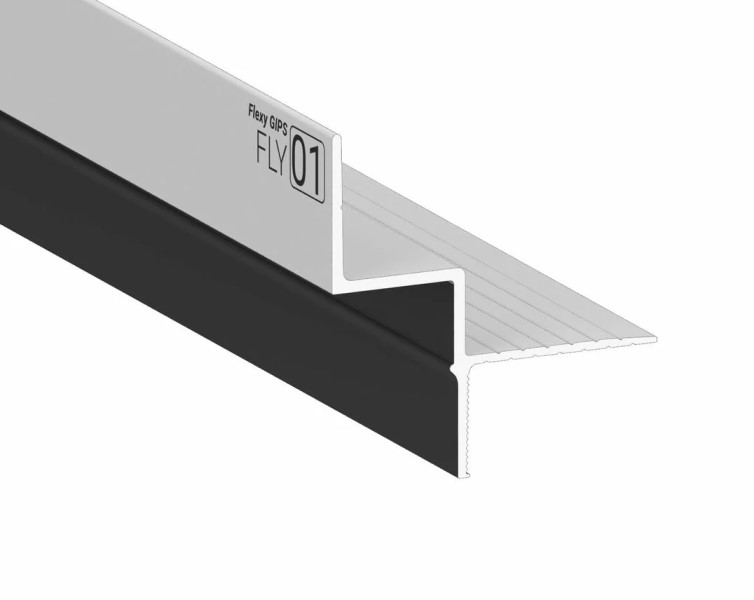 Теневой профиль Flexy GIPS FLY 01 для гипсокартонных потолков